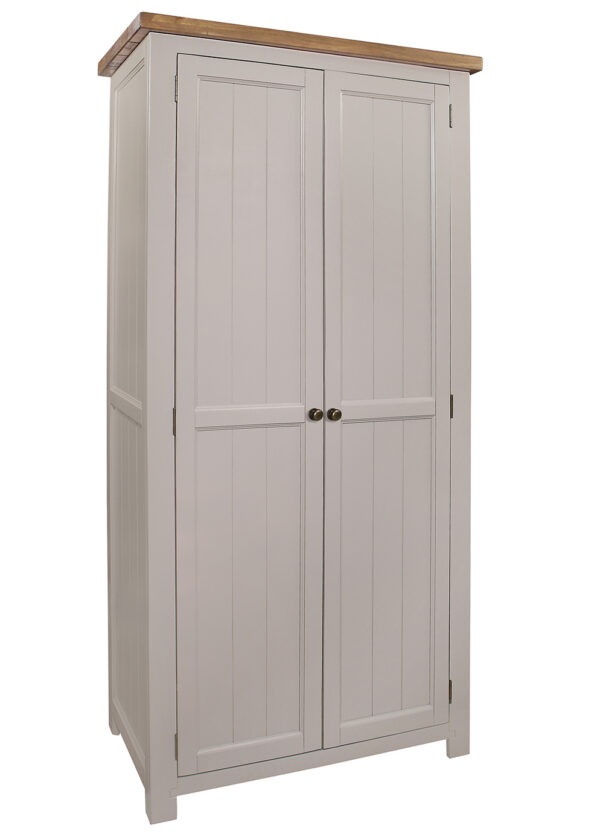 Gresford Grey 2 Door Wardrobe