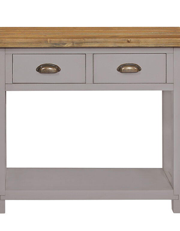 Gresford Grey 2 Drawer Console Table K.D