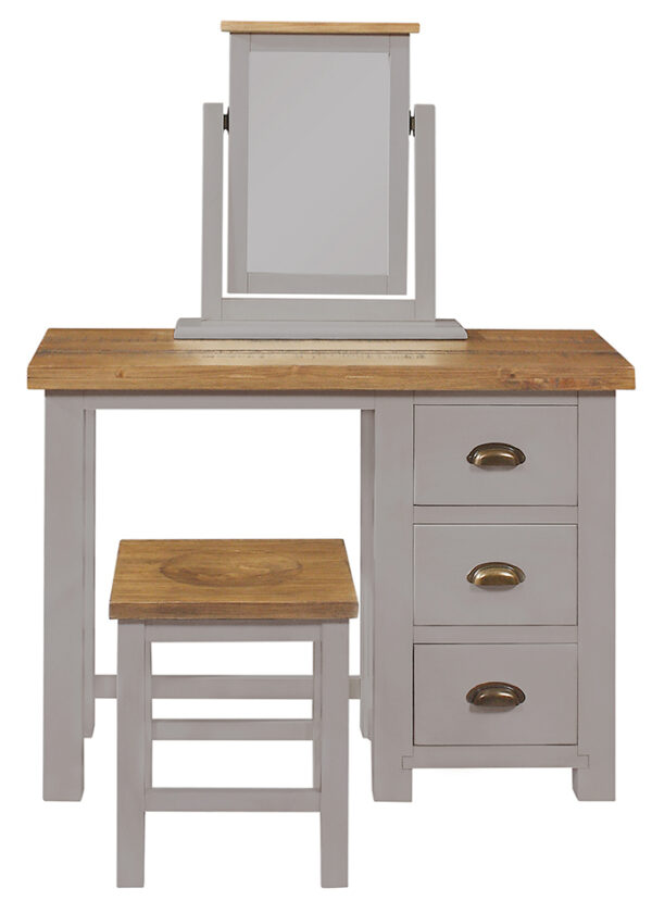 Gresford Grey 3 Drawer Dressing Table