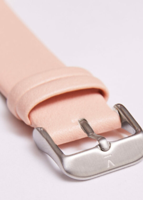 PINK WITH BRUSHED SILVER BUCKLE | 20MM | VOTCH