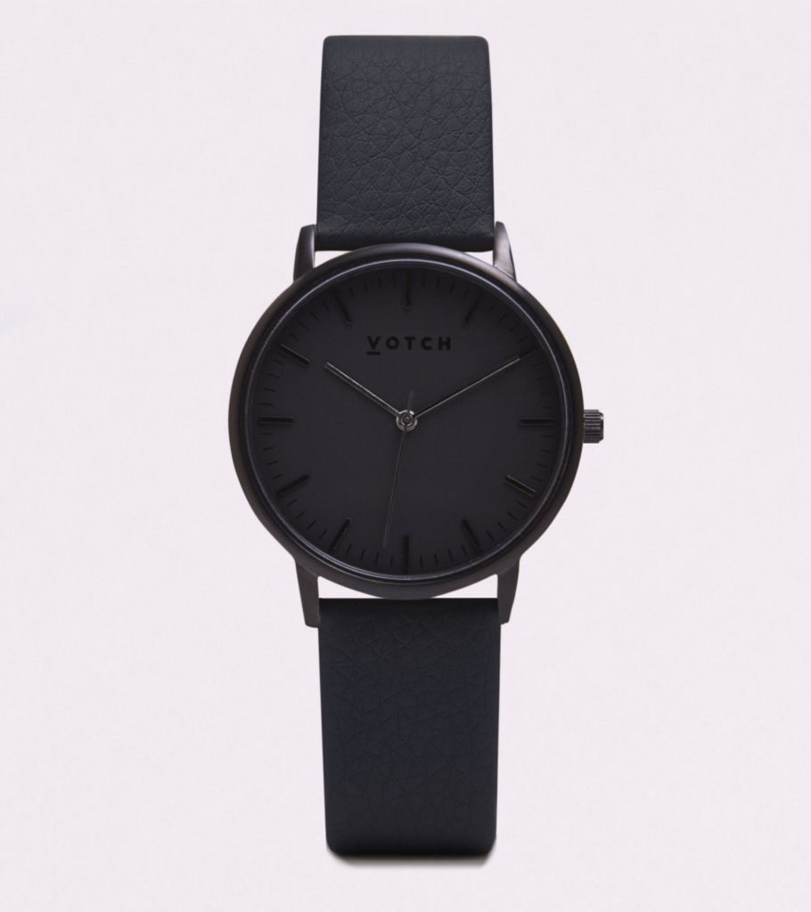 THE ALL BLACK FACE WITH BLACK STRAP | VOTCH | VEGAN HAVEN
