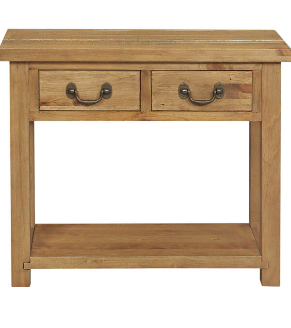 Gresford Rustic 2 Drawer Console Table K.D