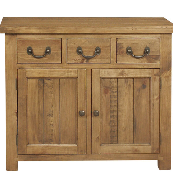 Gresford Rustic 3 Drawer 2 Door Sideboard