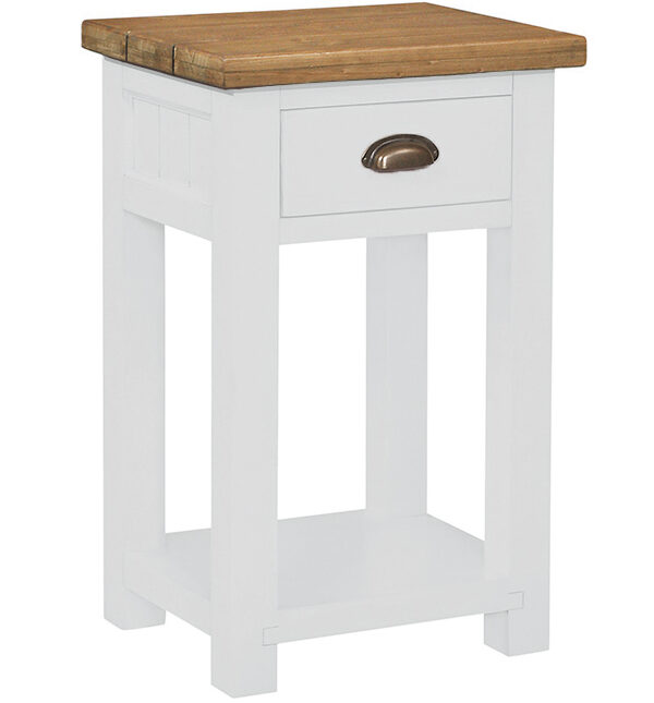 Gresford White 1 Drawer Console Table