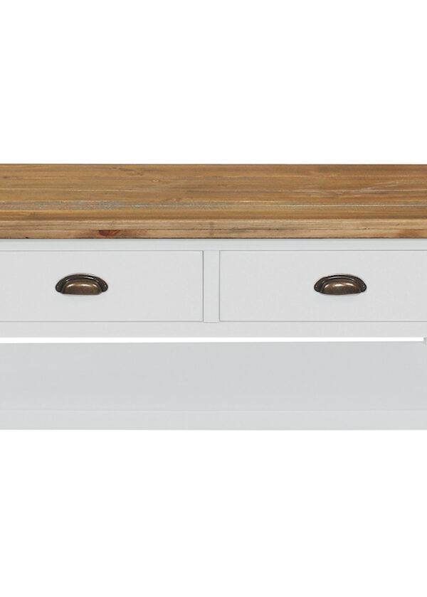 Gresford White 2 Drawer Coffee Table