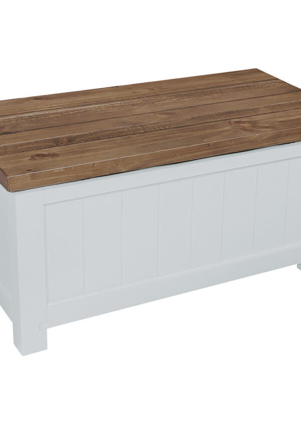 Gresford White Blanket Box