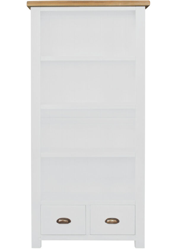 Gresford White Bookcase 900 x 1800