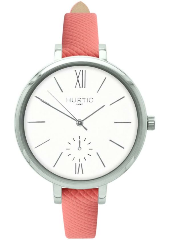 Woman's Amalfi Petite Collection // Silver, White & Coral