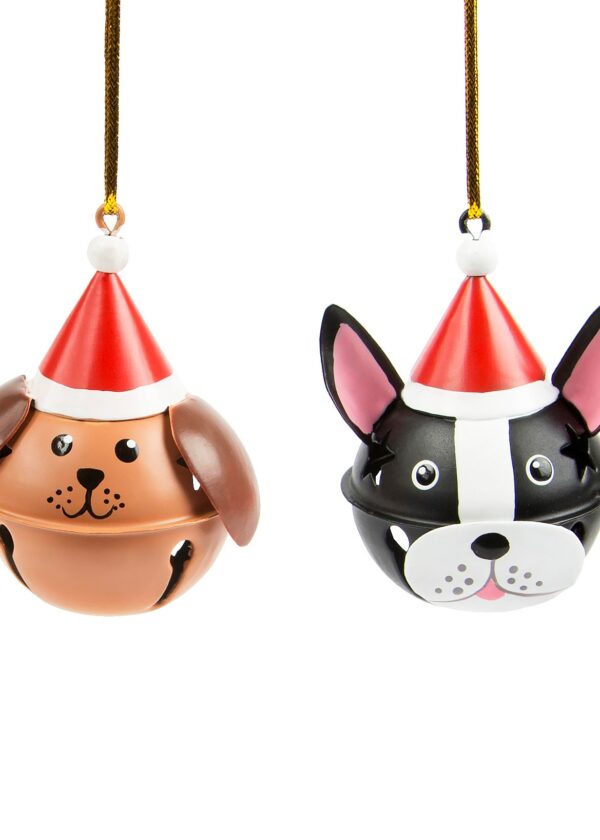 Brown Dog Hanging Bell Decoration