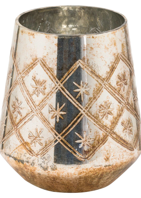 Large Burnished Decorative Vase