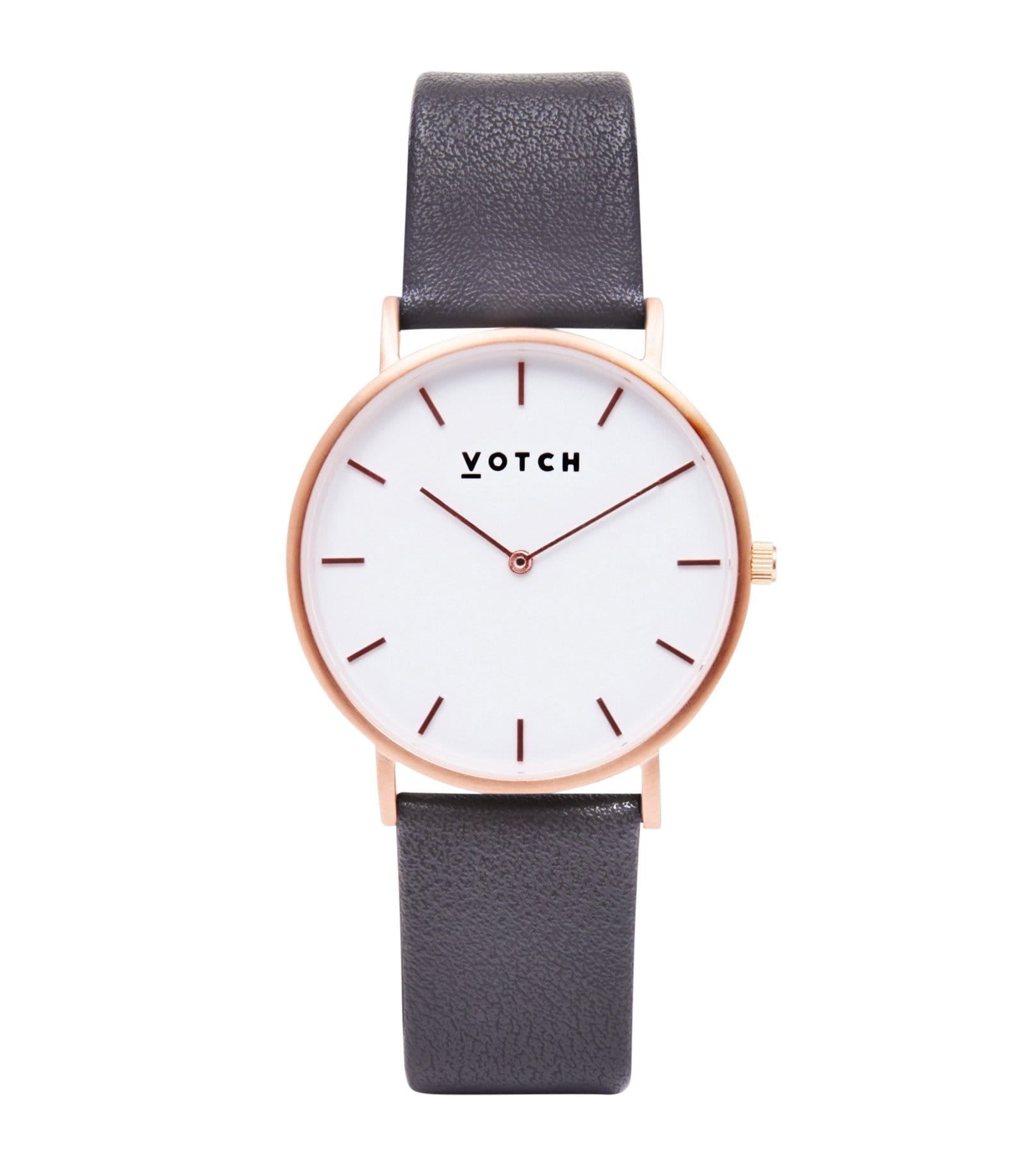 Rose gold watch with hotsell white face