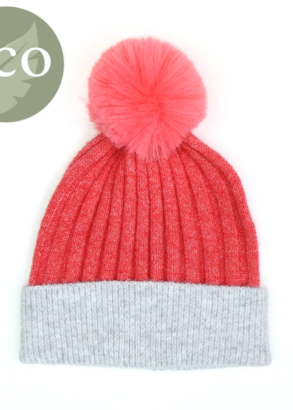 Coral Two Tone Hat