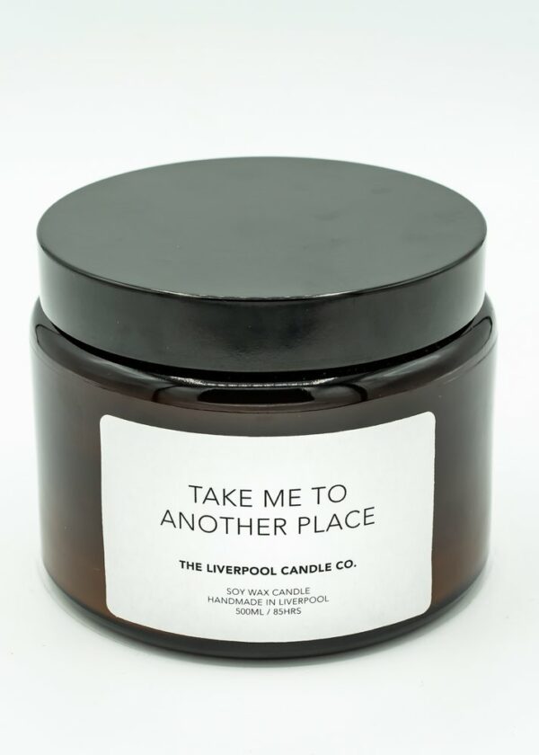 Large Take Me To Another Place Soy Wax Candle