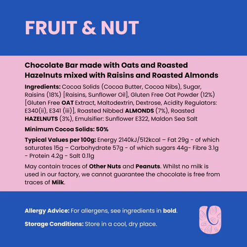 Fruit & Nut Vegan Chocolate