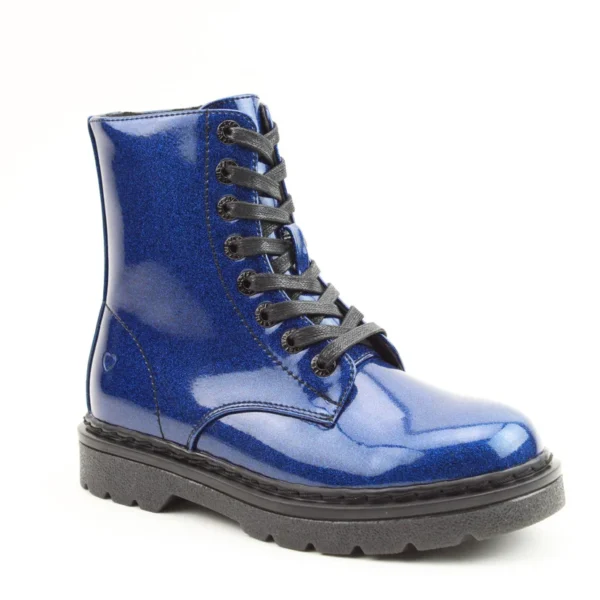 BLUE GLITTER BOOT