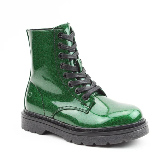 GREEN GLITTER BOOT